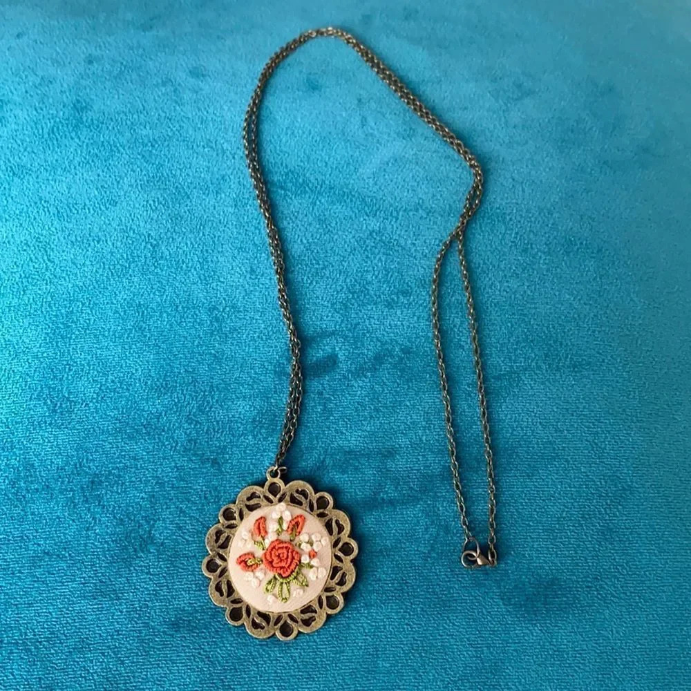 Handmade necklace.